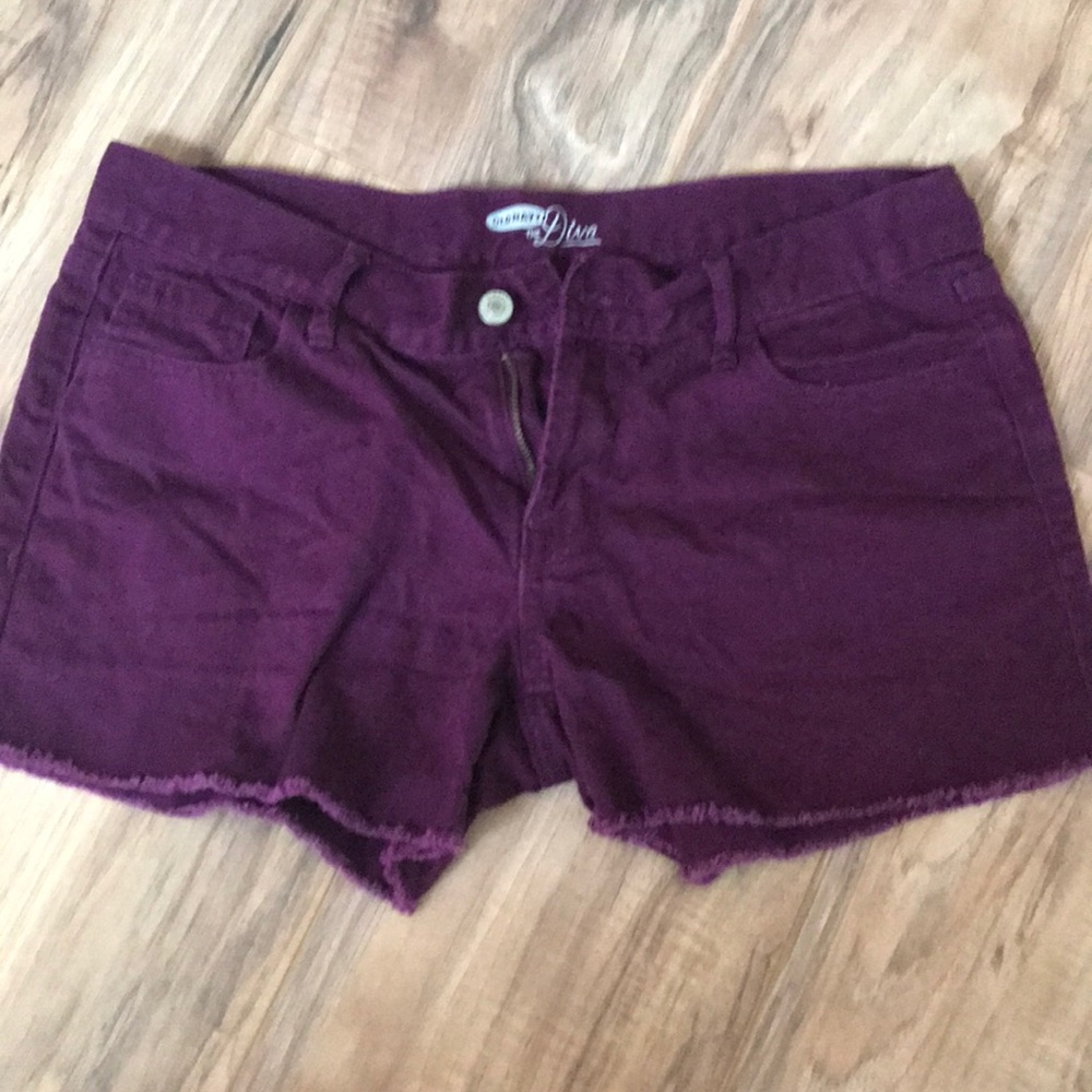Purple shorts